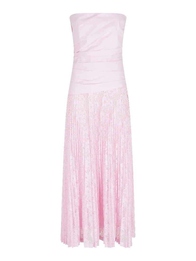 ANNALISE COTTON LACE MIDI DRESS
