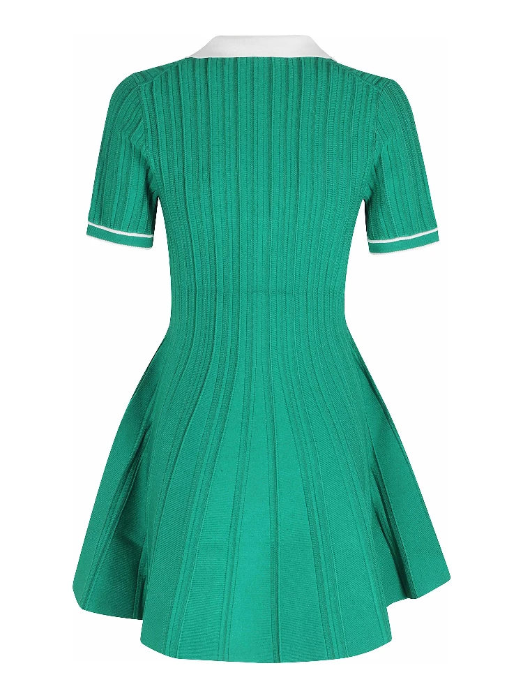 PAGE KNIT POLO MINI DRESS alternative
