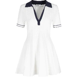 PAGE KNIT POLO MINI DRESS