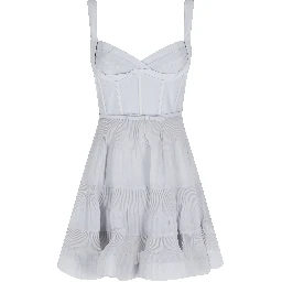 PLEATED DRAPED MINI DRESS