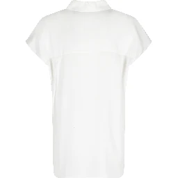 CAP SLV HIDDEN PLKT BLOUSE