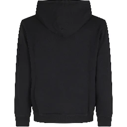 COTTON DIAGONAL FLEECE HOODED LENS SWEATSHIRT