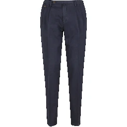PANT DOPPIA PINCES COTONE LINO