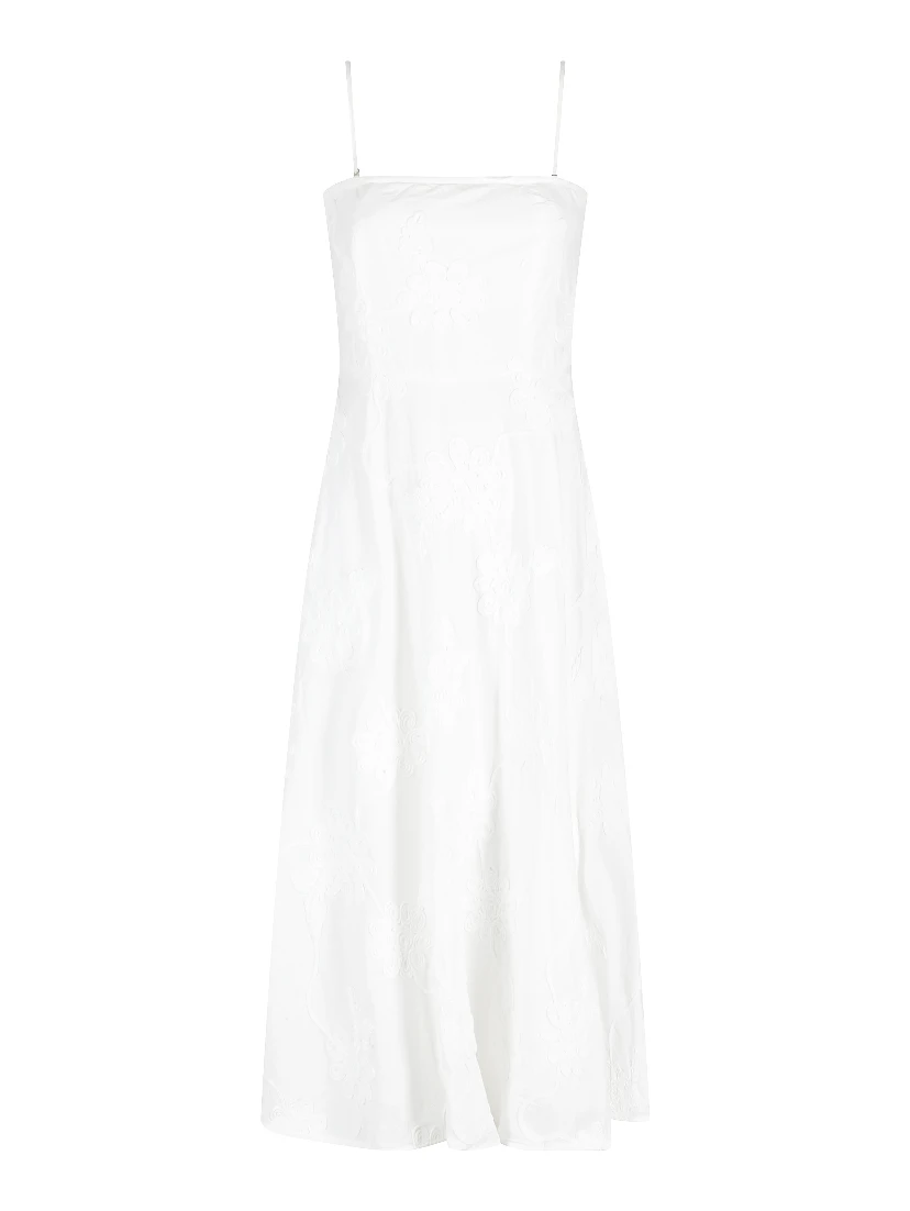 FLOWER STRAPLESS DRESS