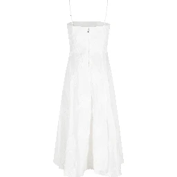 FLOWER STRAPLESS DRESS