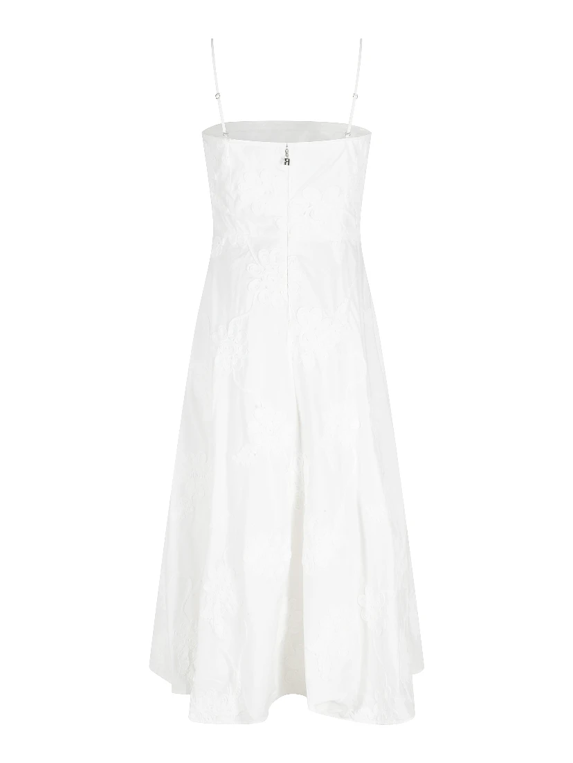 FLOWER STRAPLESS DRESS