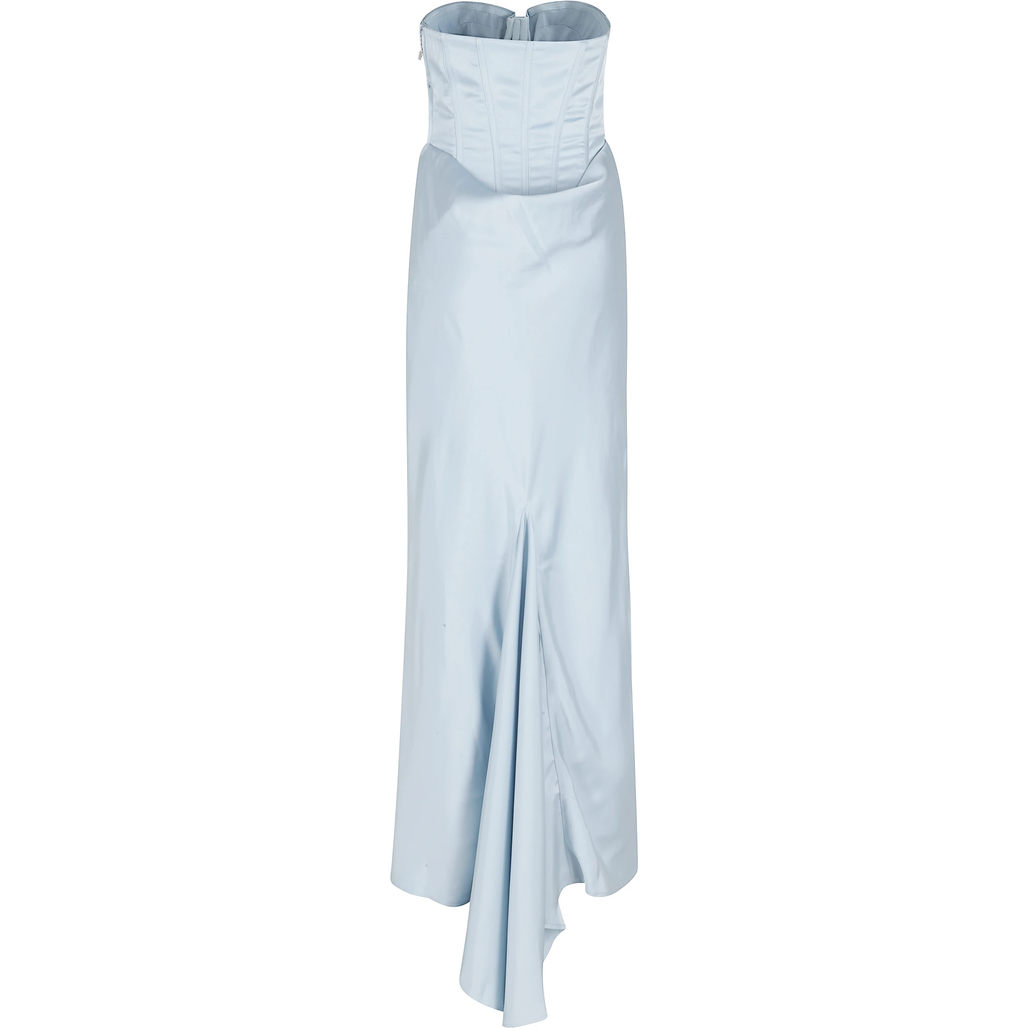 SATIN CORSET MAXI DRESS