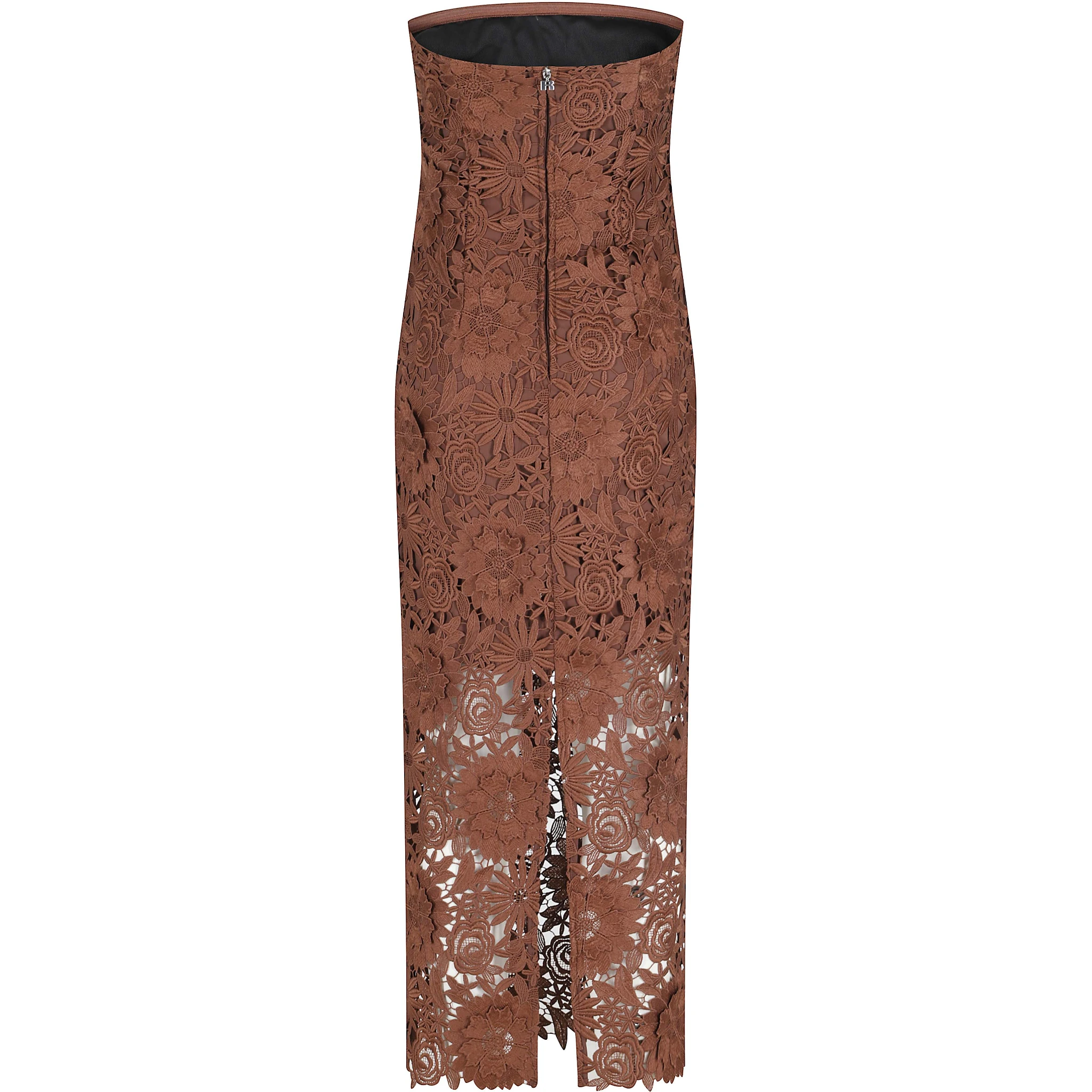 3D LACE MIDI DRESS