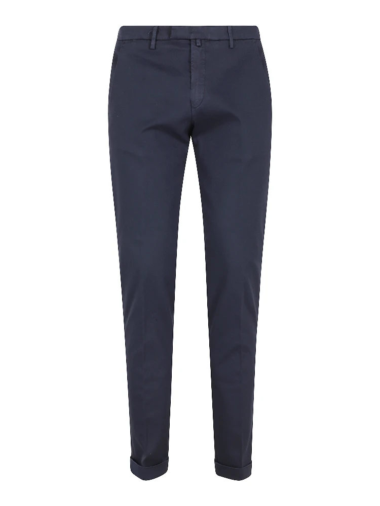 PANTALONE V PIATTO TRICOTINA COTONE