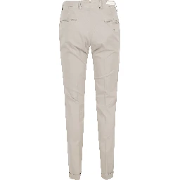 PANTALONE V PIATTO TRICOTINA COTONE