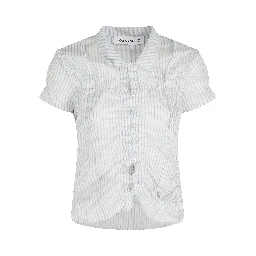 WRINKLE HALF SLEEVE SHIRT