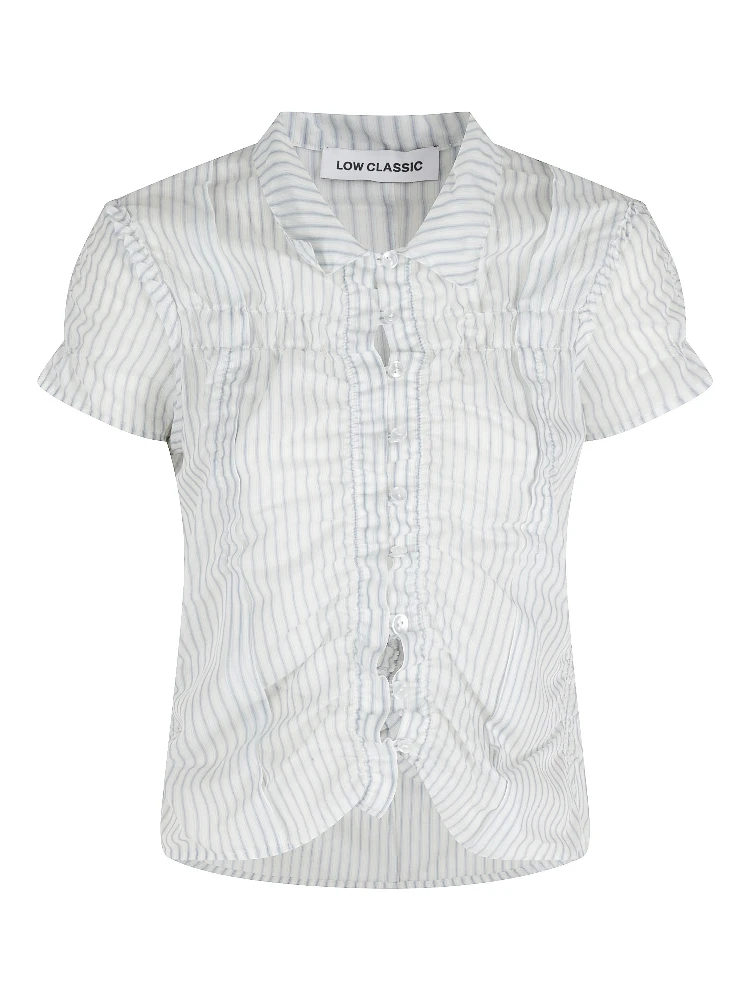 WRINKLE HALF SLEEVE SHIRT