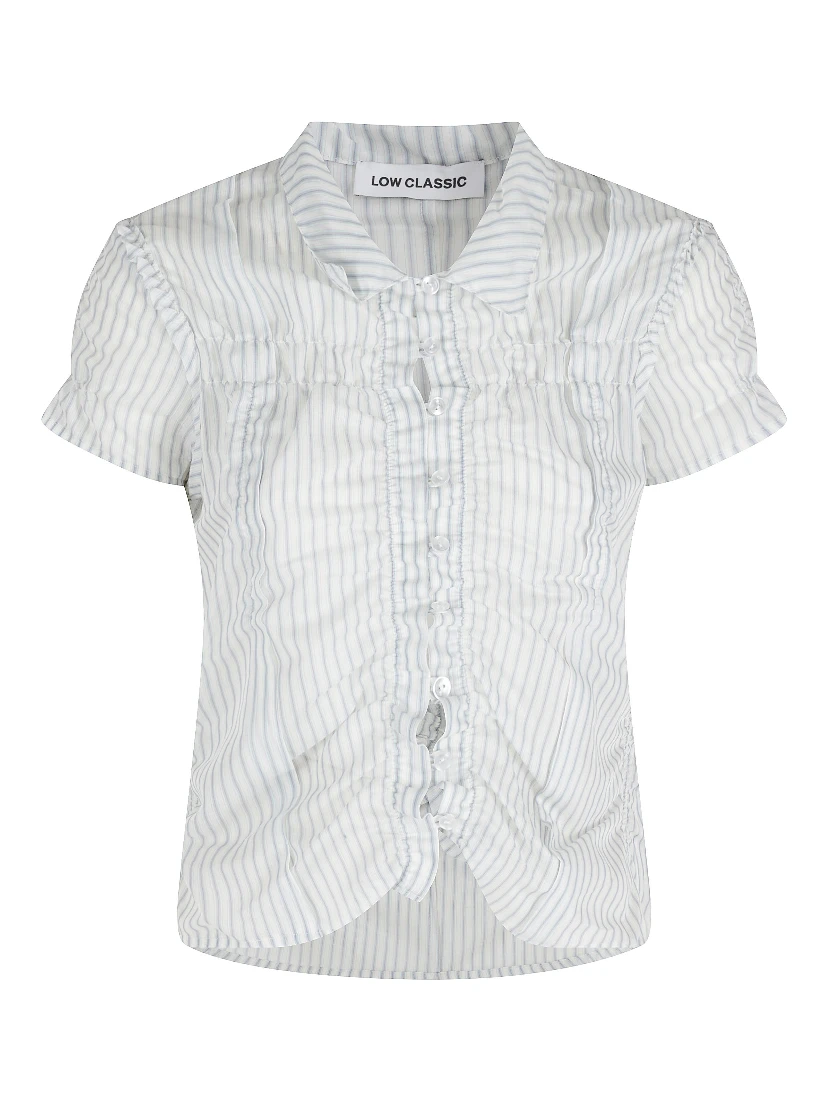 WRINKLE HALF SLEEVE SHIRT