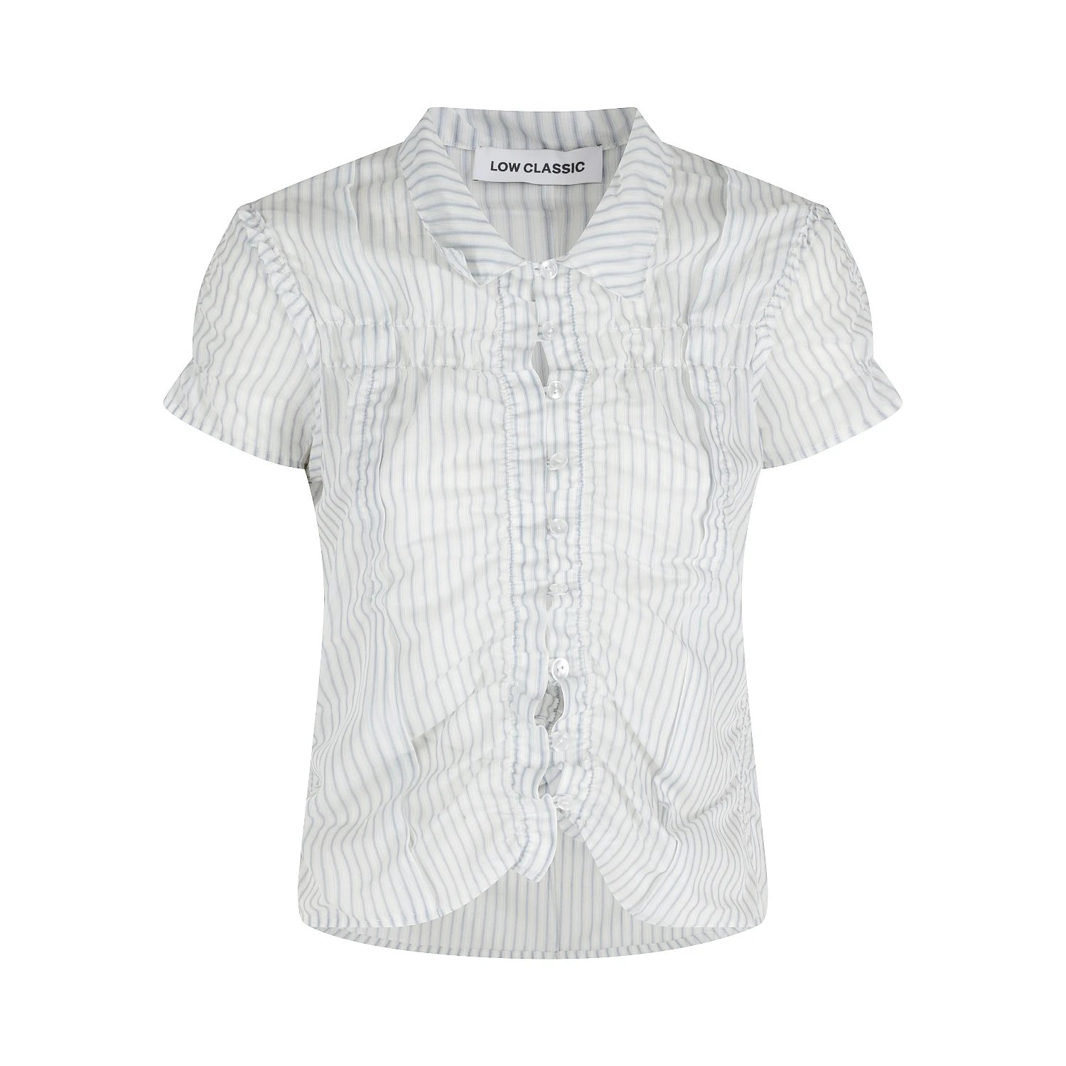 WRINKLE HALF SLEEVE SHIRT