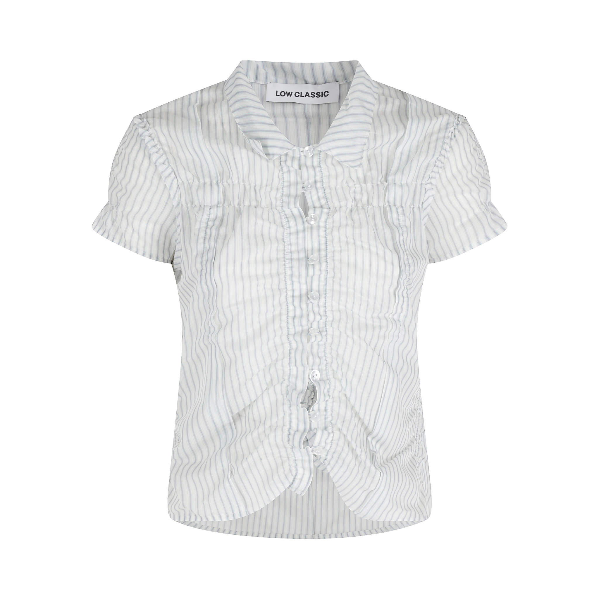 WRINKLE HALF SLEEVE SHIRT