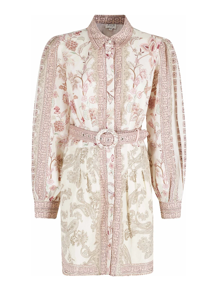 SHORT DRESS WITH BUCKLE BELT alternative