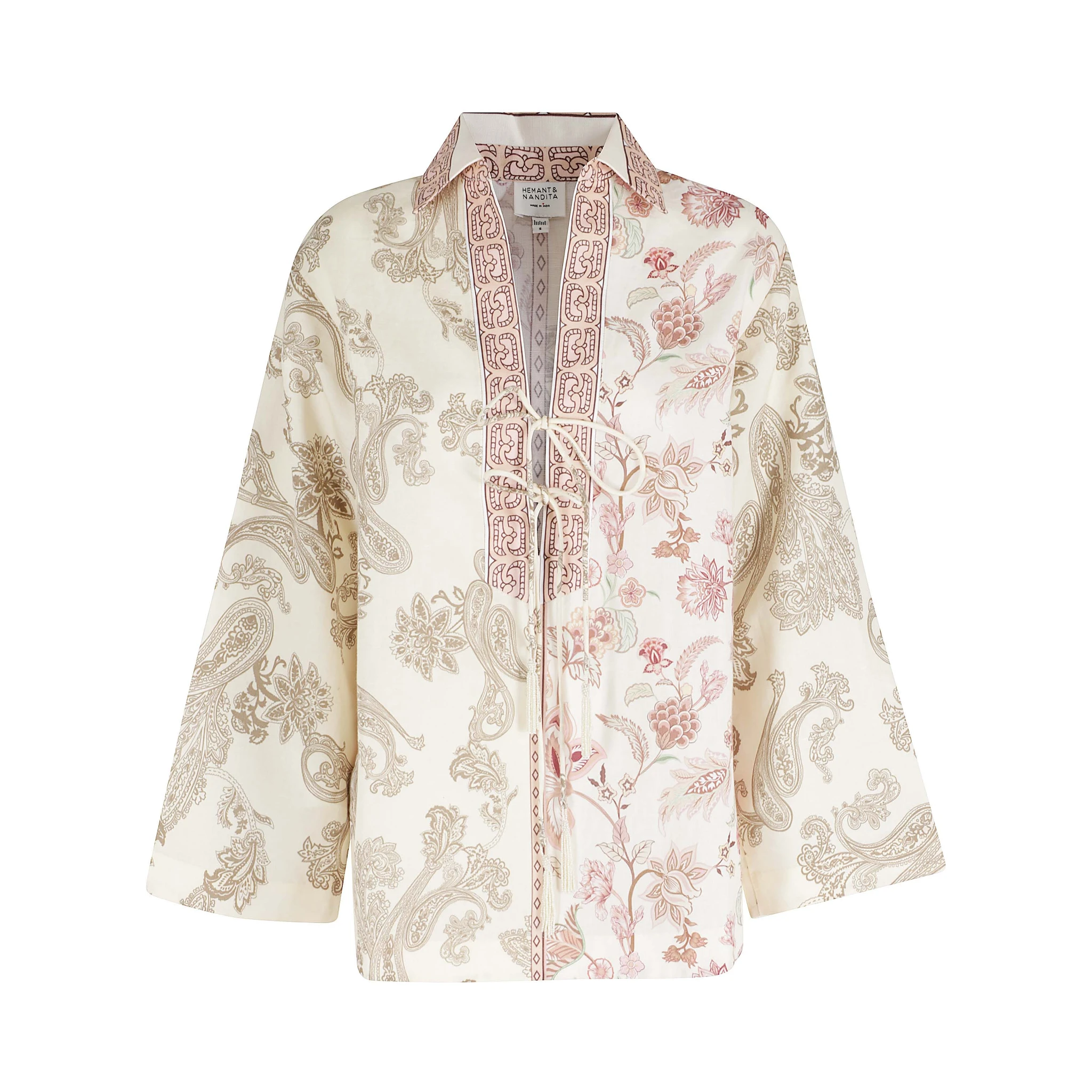 DROP SHOULDER COLLARED TUNIC