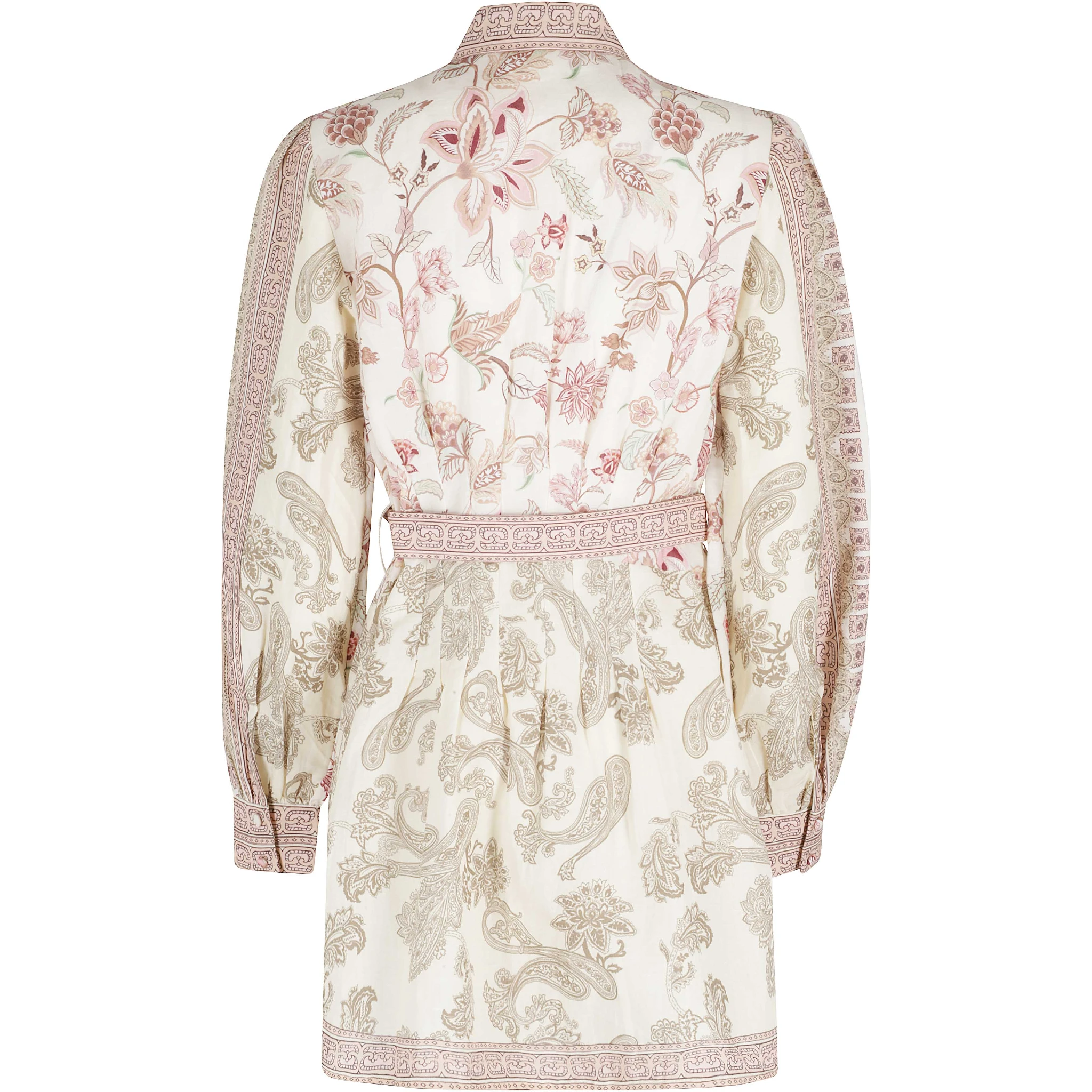 SHORT DRESS WITH BUCKLE BELT