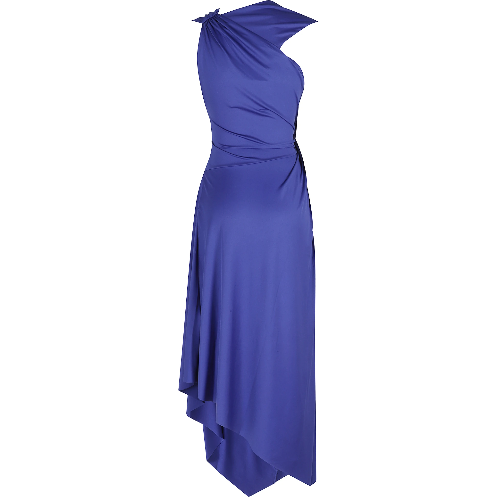 ASYMMETRIC MIDI DRESS