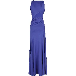 SLEEVELESS DRAPED GOWN