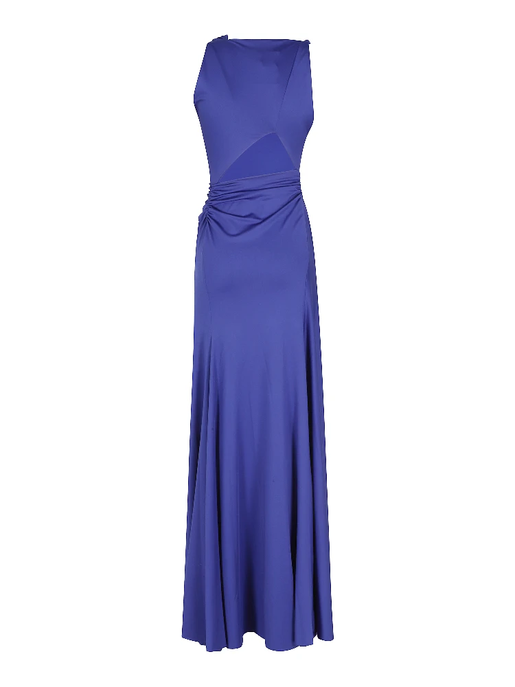 SLEEVELESS DRAPED GOWN alternative