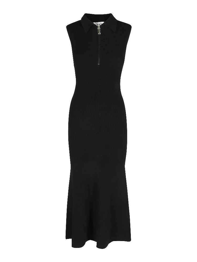 SLEEVELESS ZIP DRESS