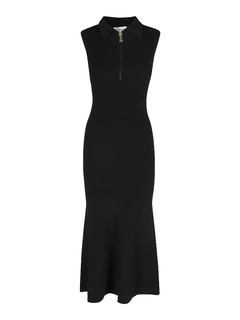 SLEEVELESS ZIP DRESS