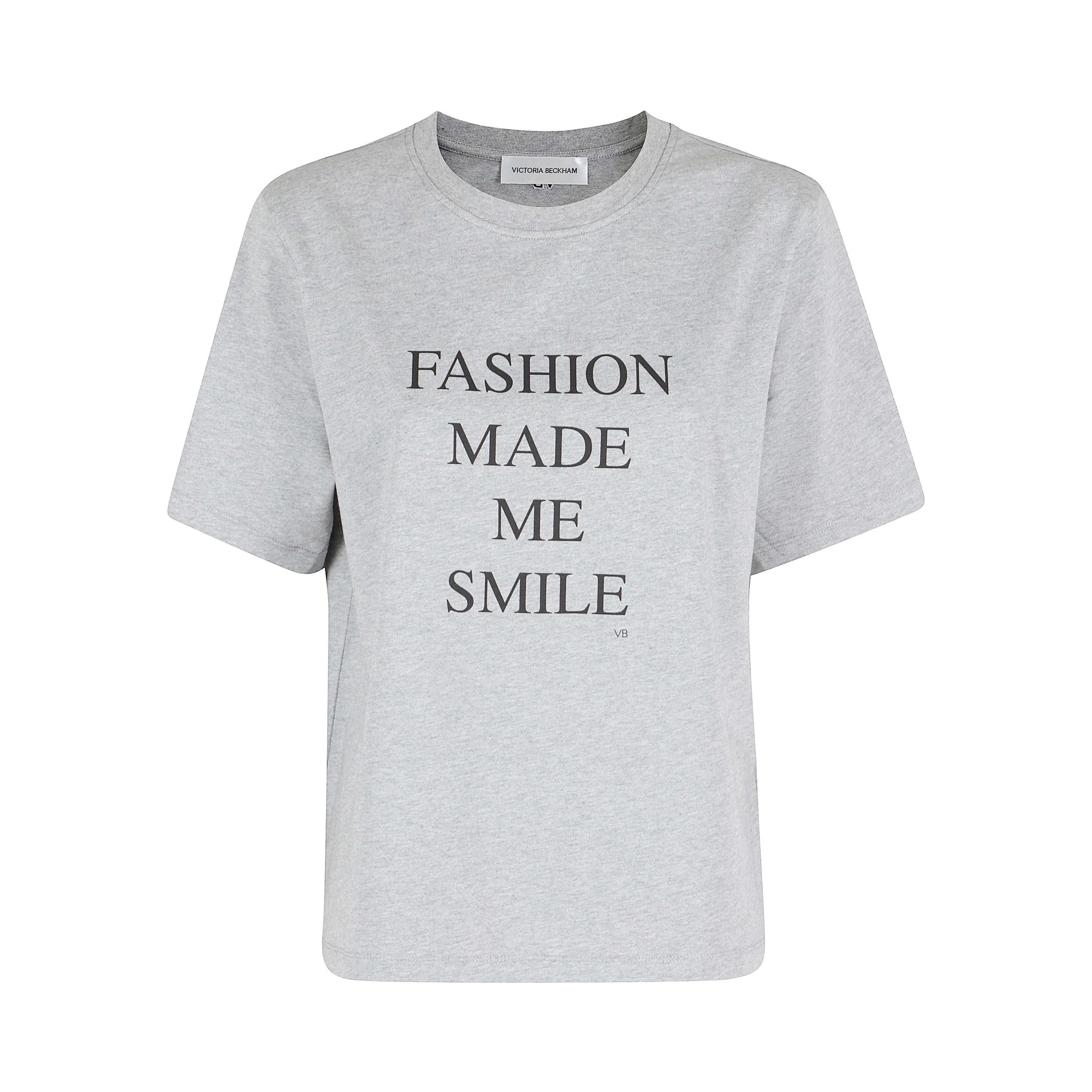 SLOGAN TEE - FASHION MADE ME SMILE