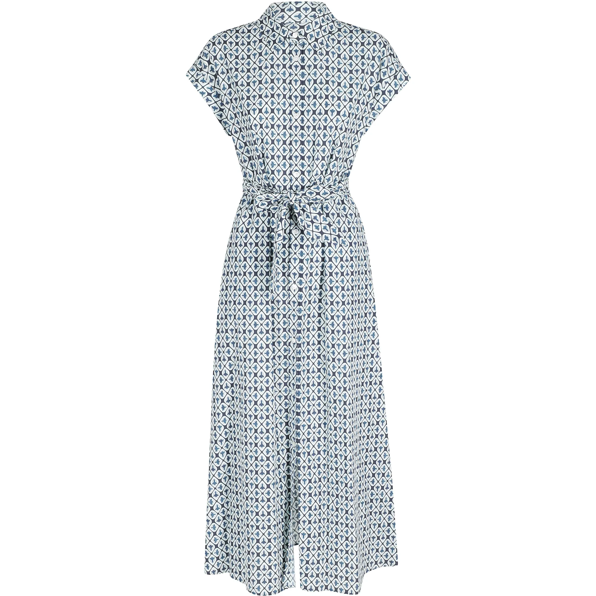 COTTON VISCOSE CHEMISIER DRESS