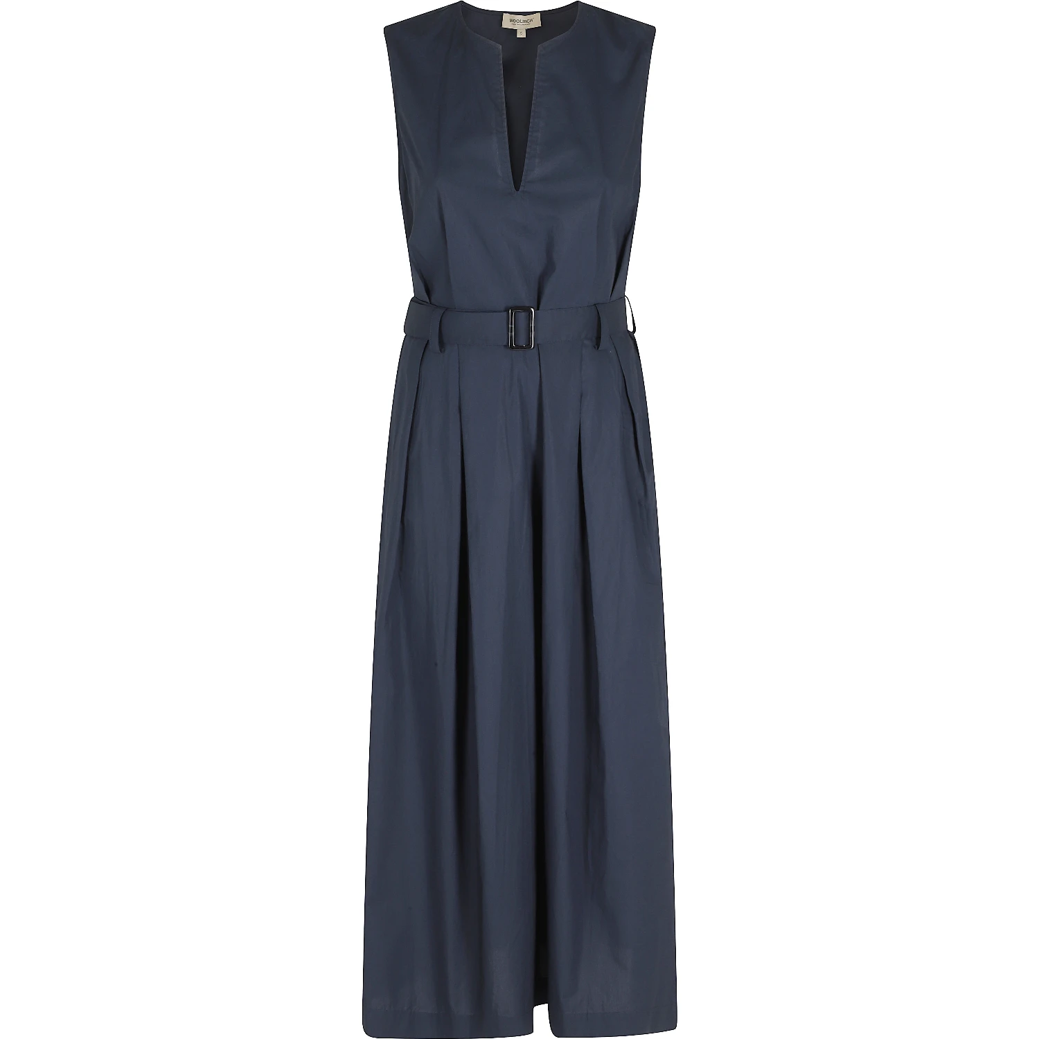 BELTED LONG DRESS