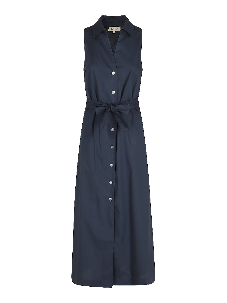 COTTON POPLIN SHIRT DRESS