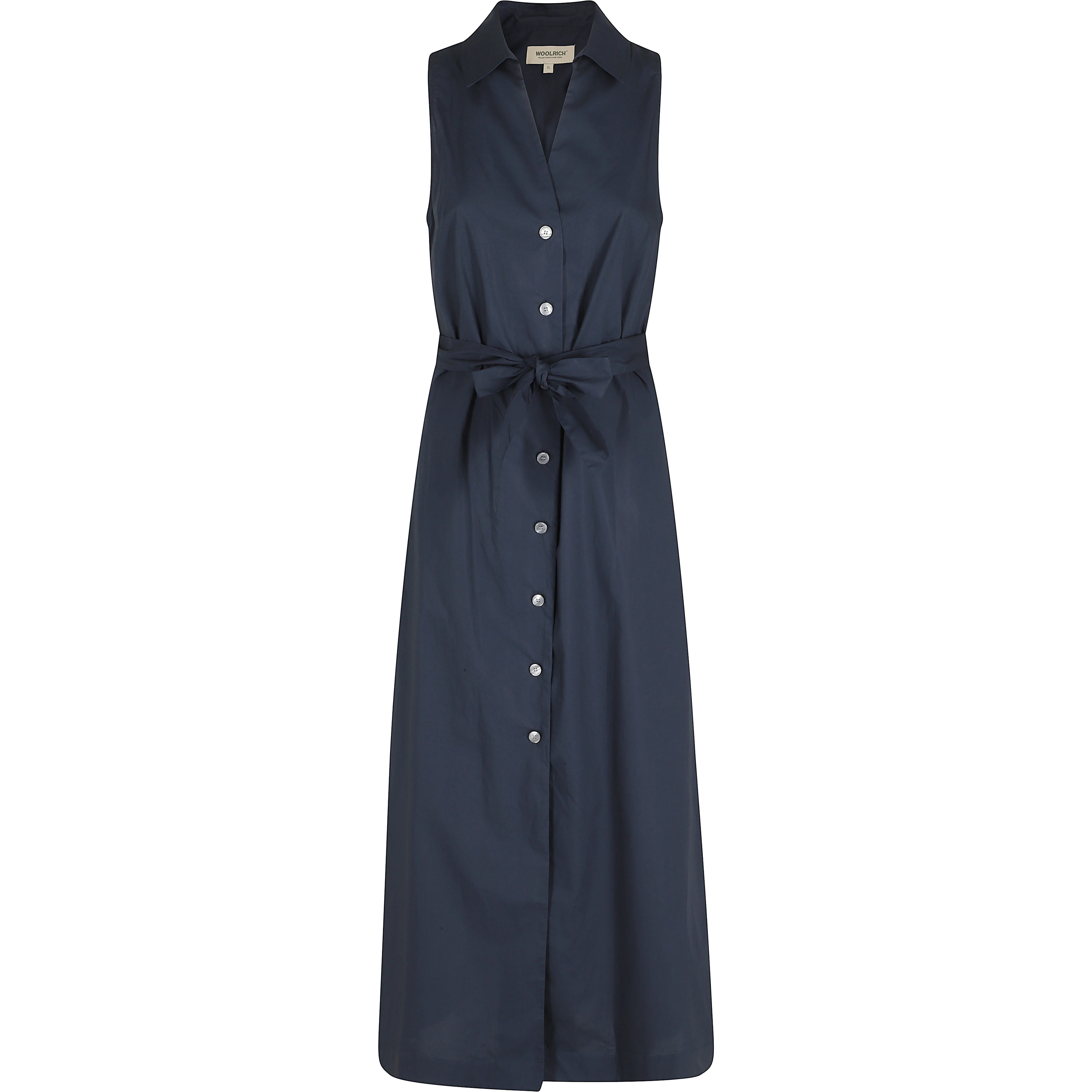COTTON POPLIN SHIRT DRESS
