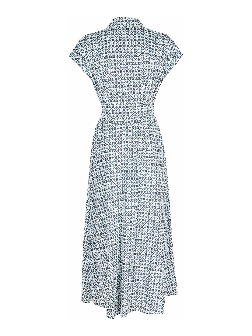 COTTON VISCOSE CHEMISIER DRESS