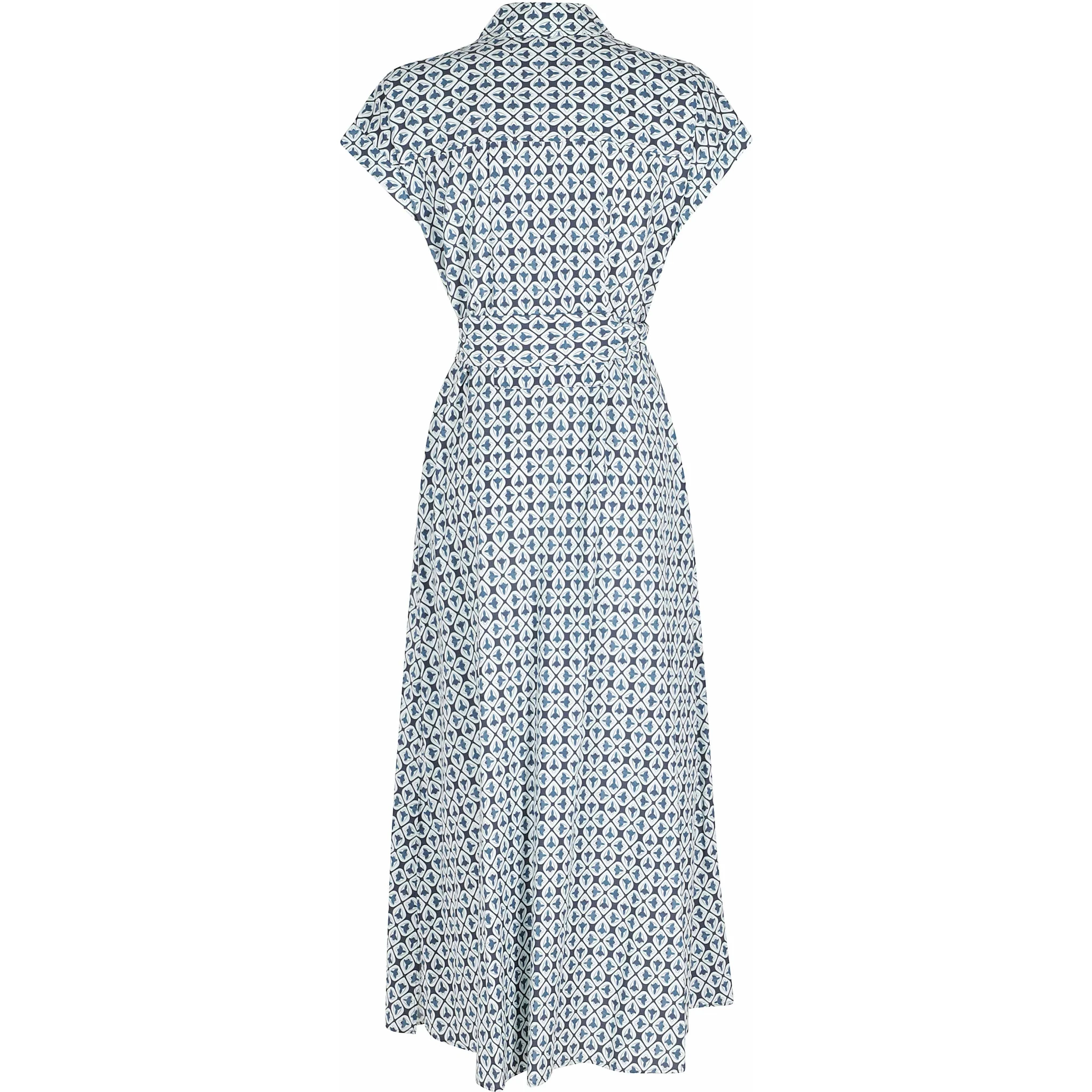 COTTON VISCOSE CHEMISIER DRESS