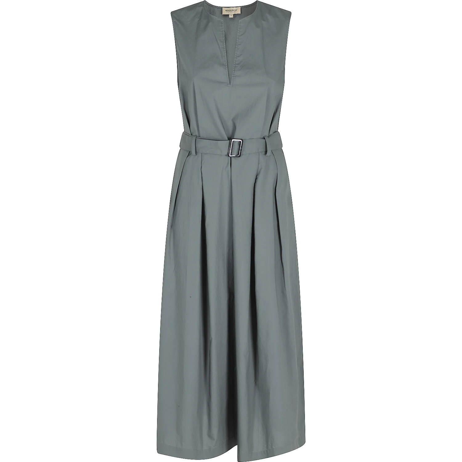 BELTED LONG DRESS