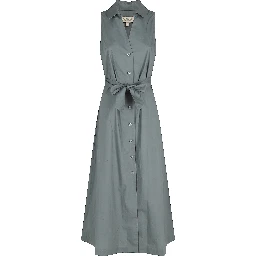 COTTON POPLIN SHIRT DRESS