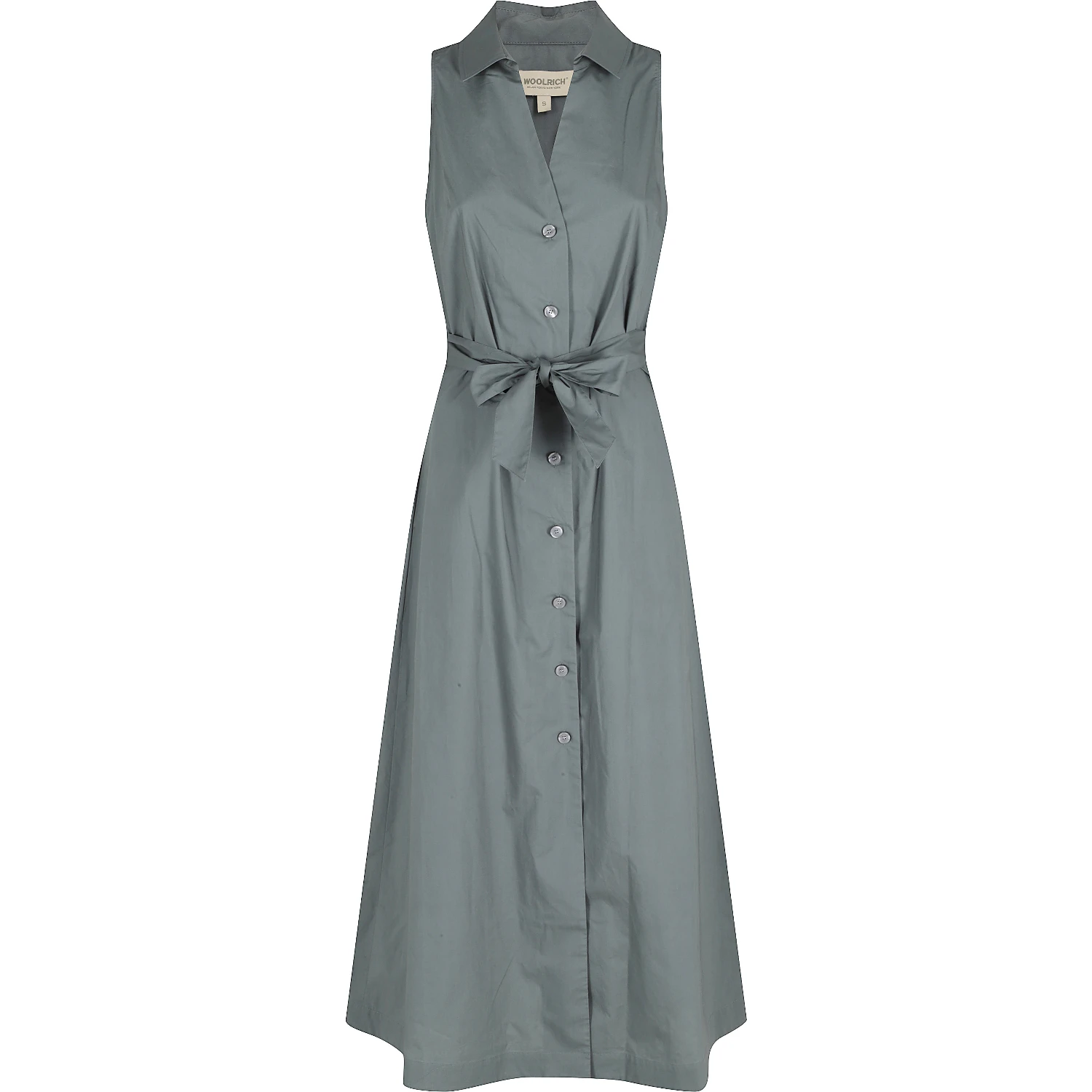 COTTON POPLIN SHIRT DRESS