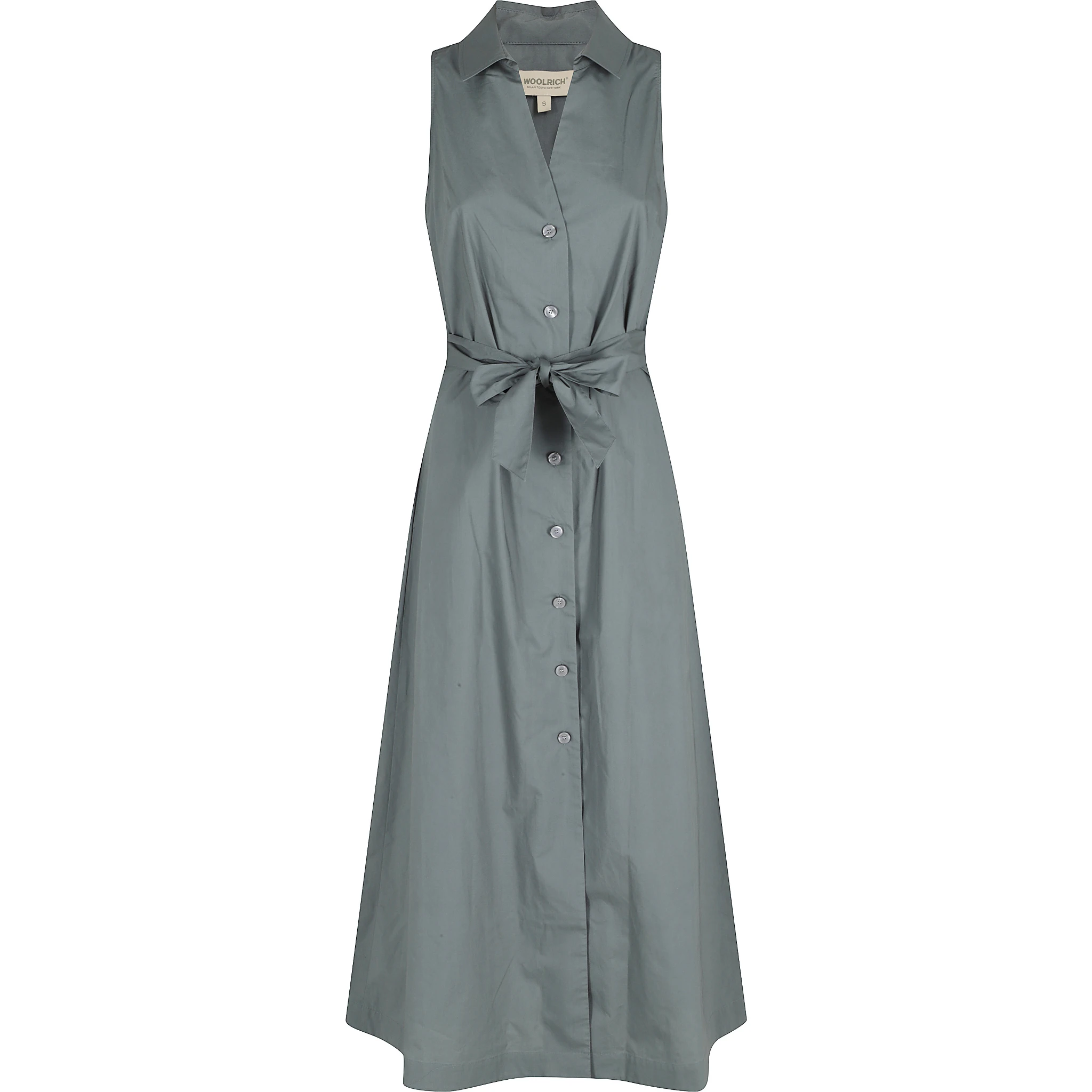 COTTON POPLIN SHIRT DRESS