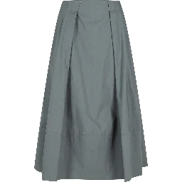 COTTON POPLIN SKIRT