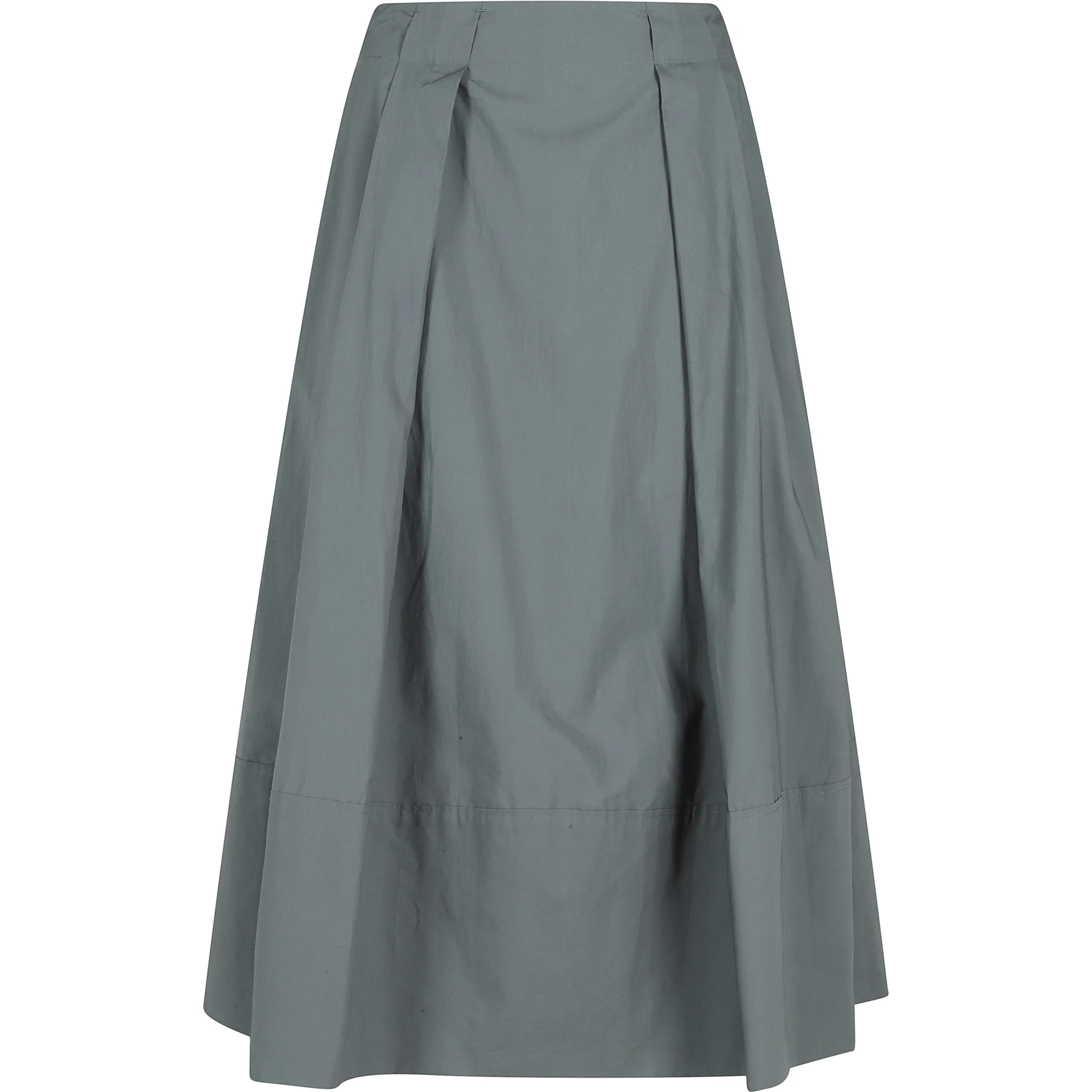 COTTON POPLIN SKIRT