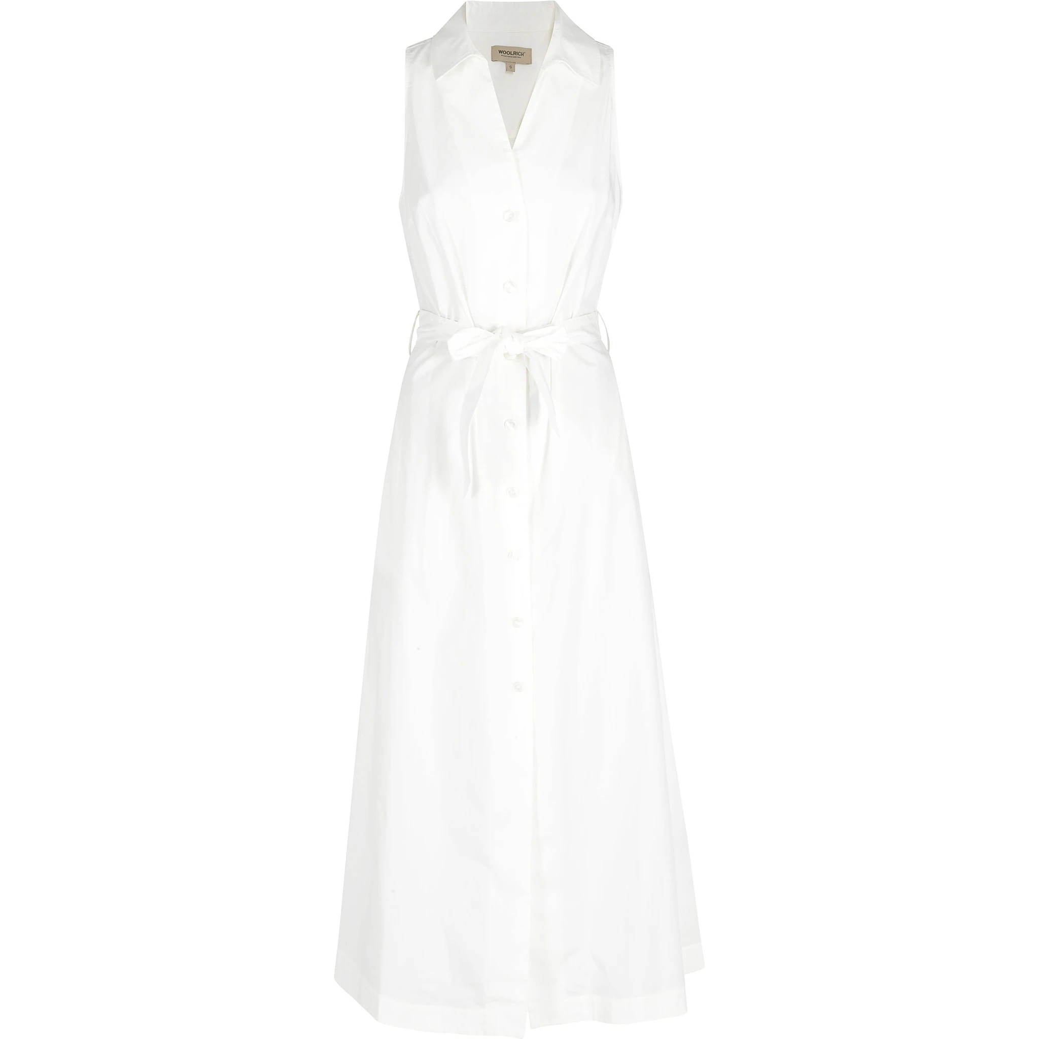 COTTON POPLIN SHIRT DRESS