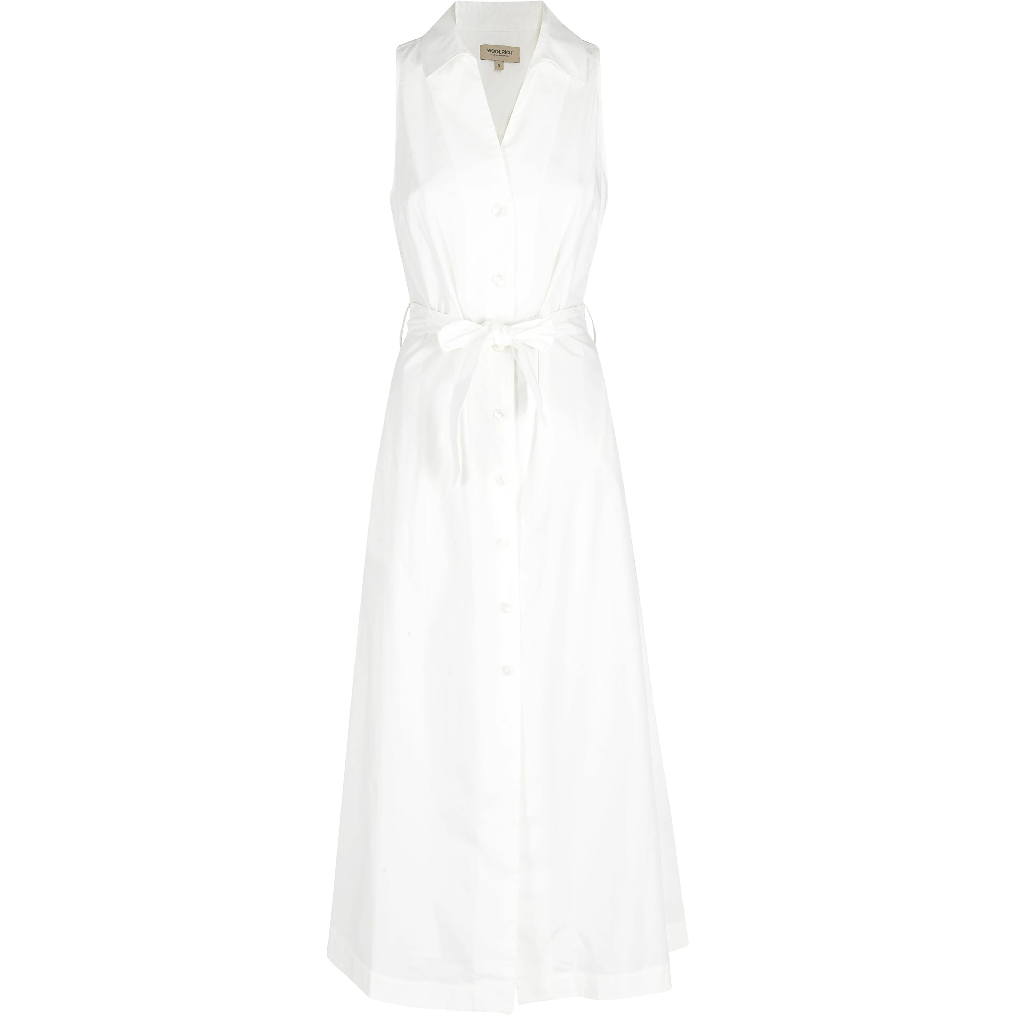 COTTON POPLIN SHIRT DRESS