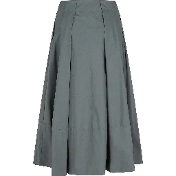 COTTON POPLIN SKIRT