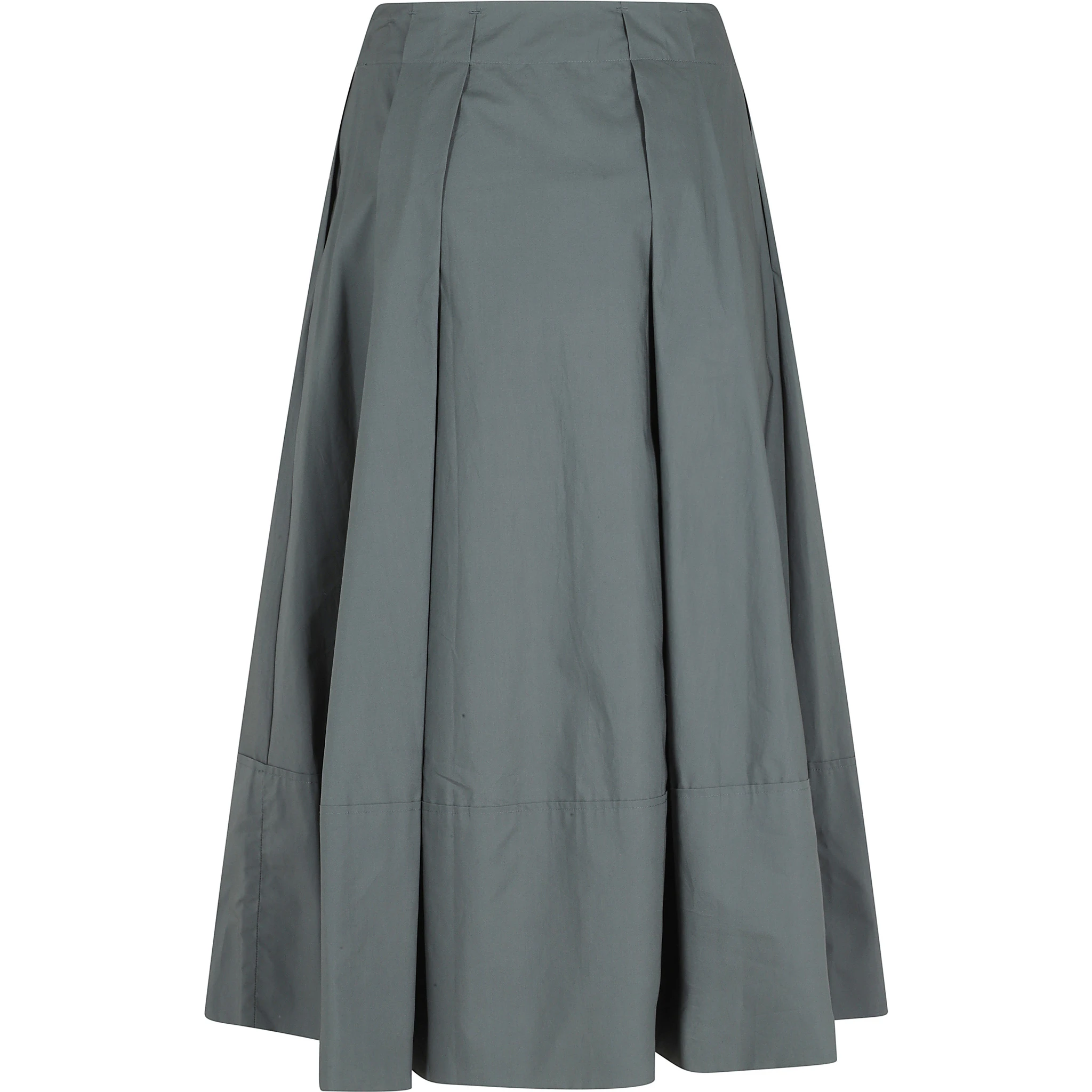COTTON POPLIN SKIRT