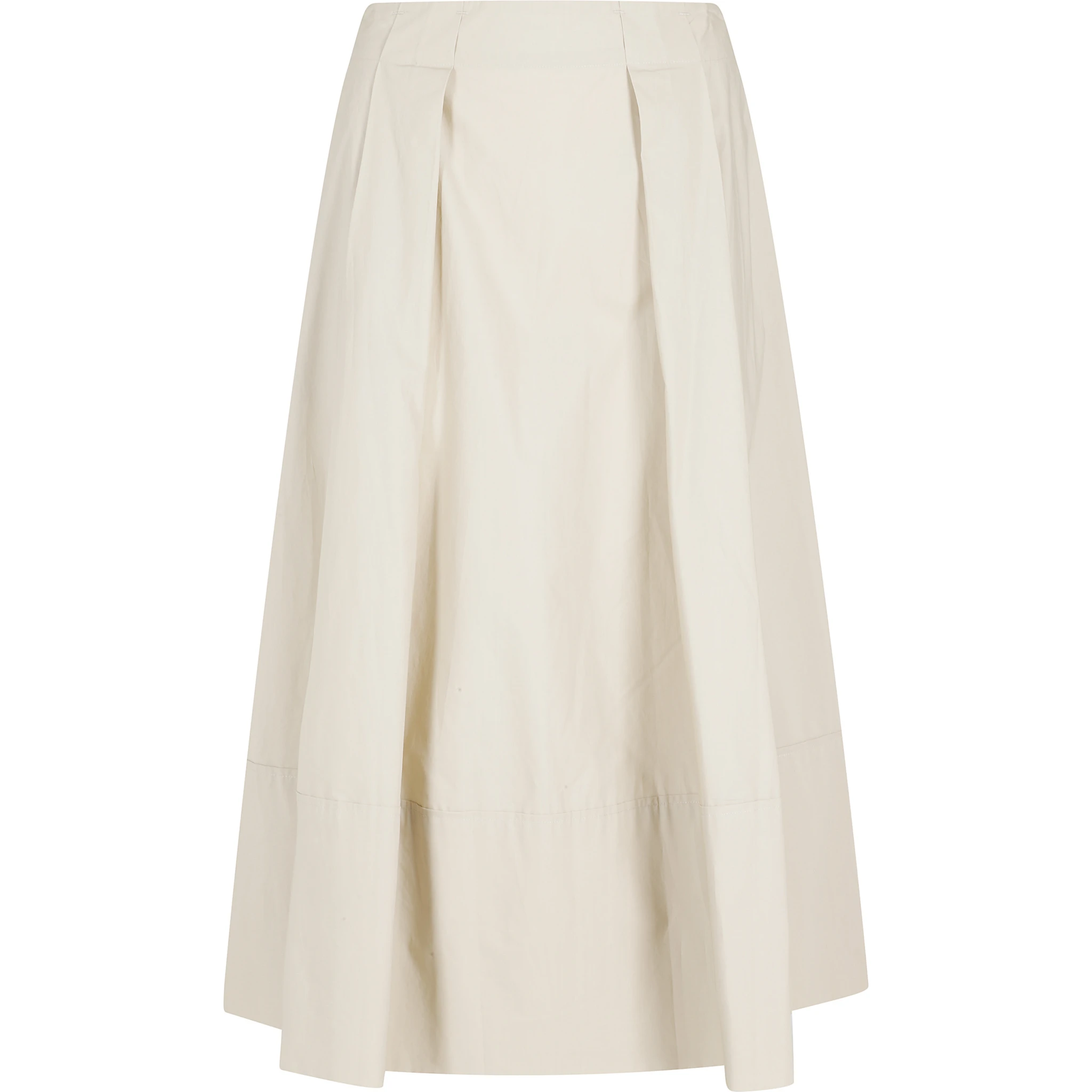 COTTON POPLIN SKIRT