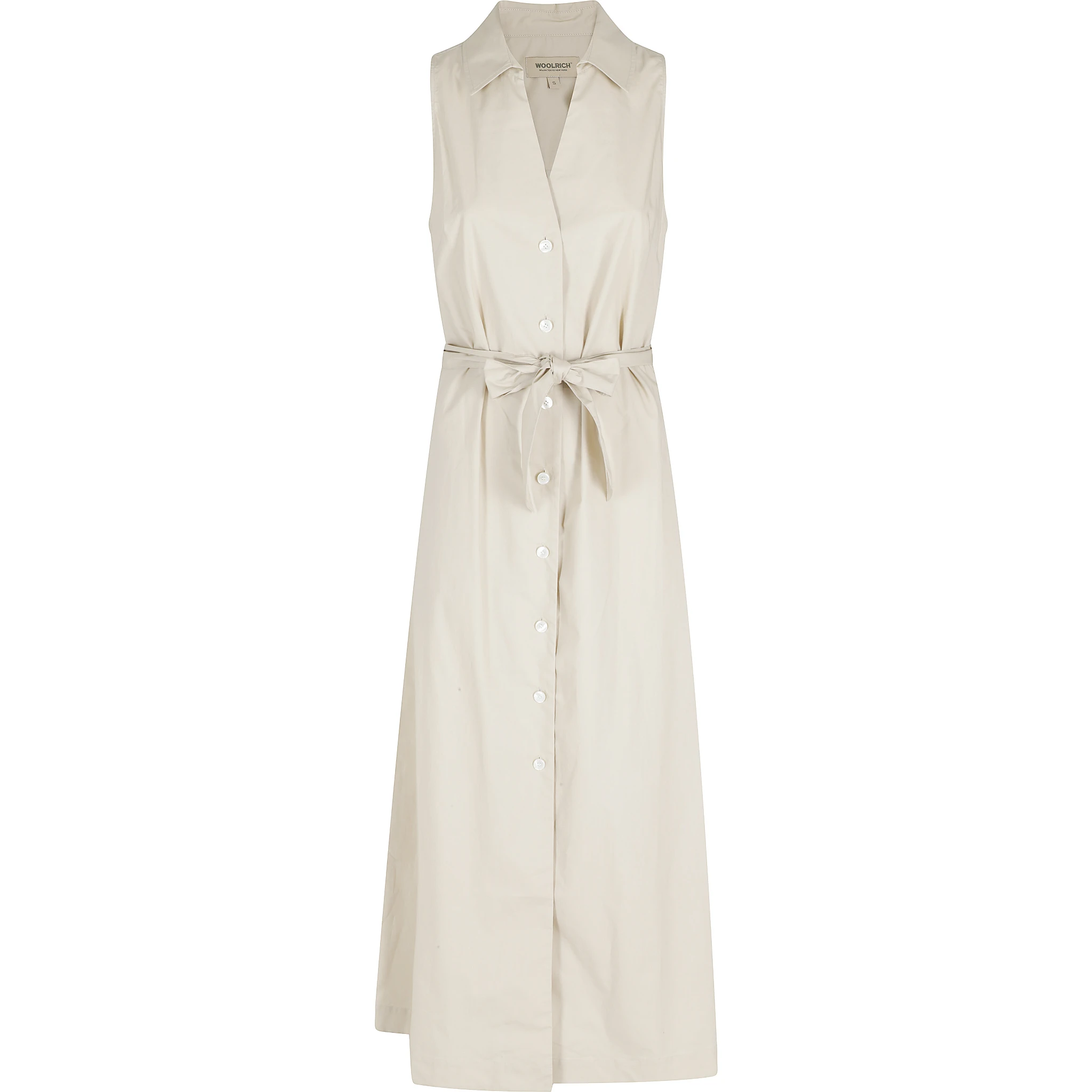 COTTON POPLIN SHIRT DRESS