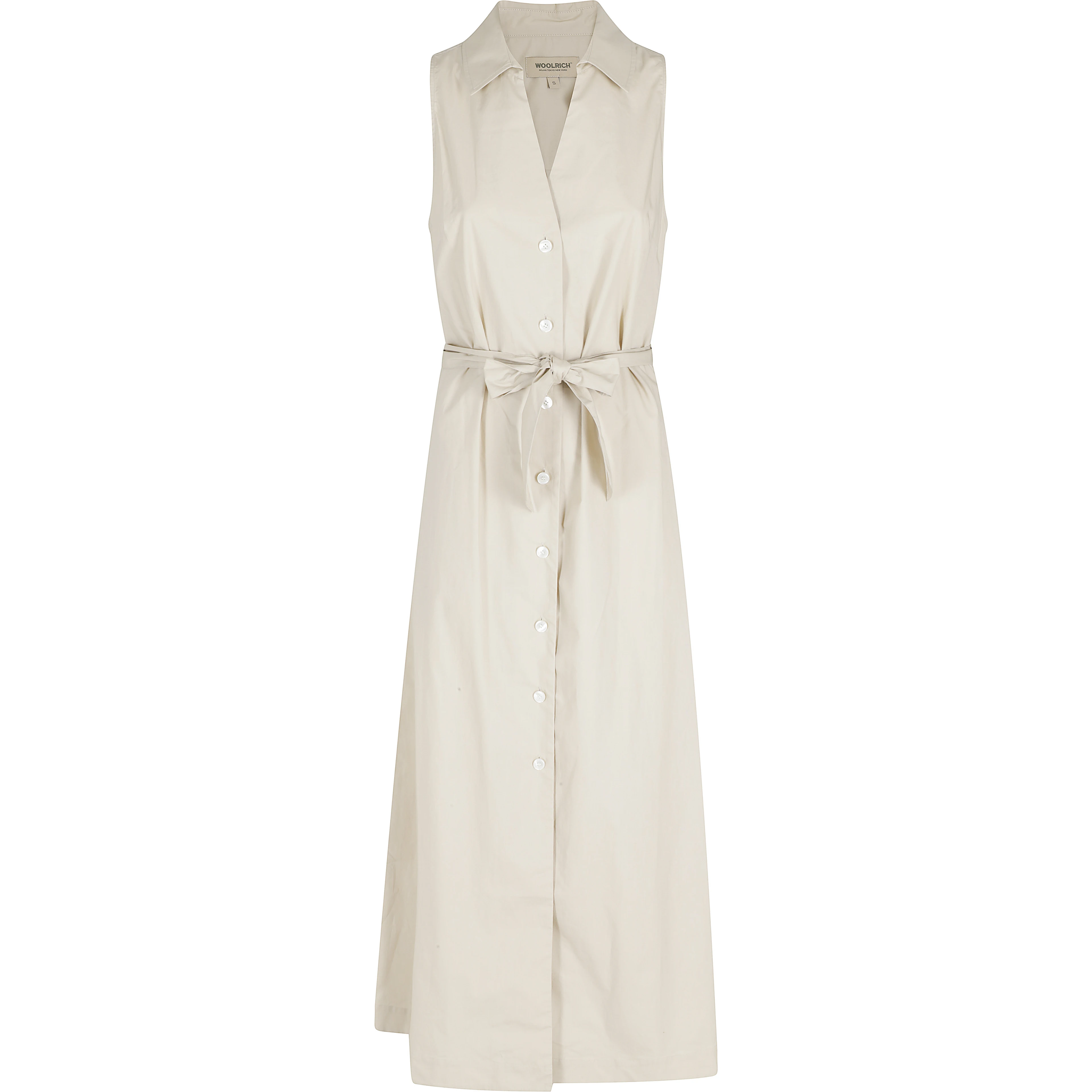 COTTON POPLIN SHIRT DRESS