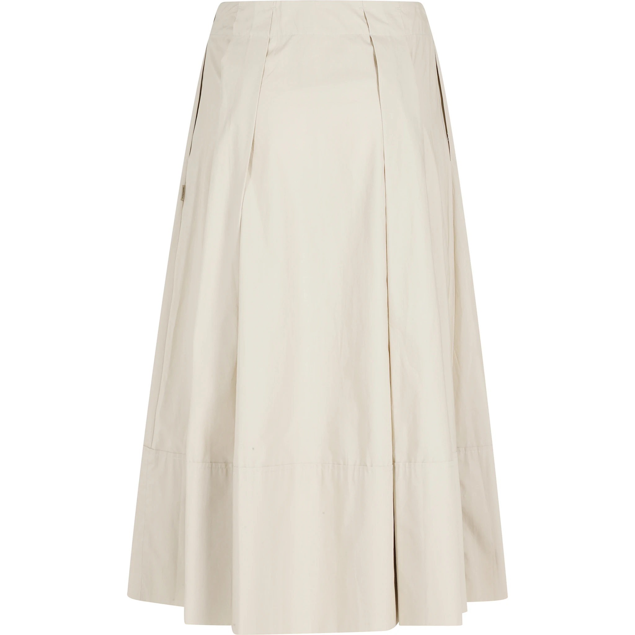 COTTON POPLIN SKIRT