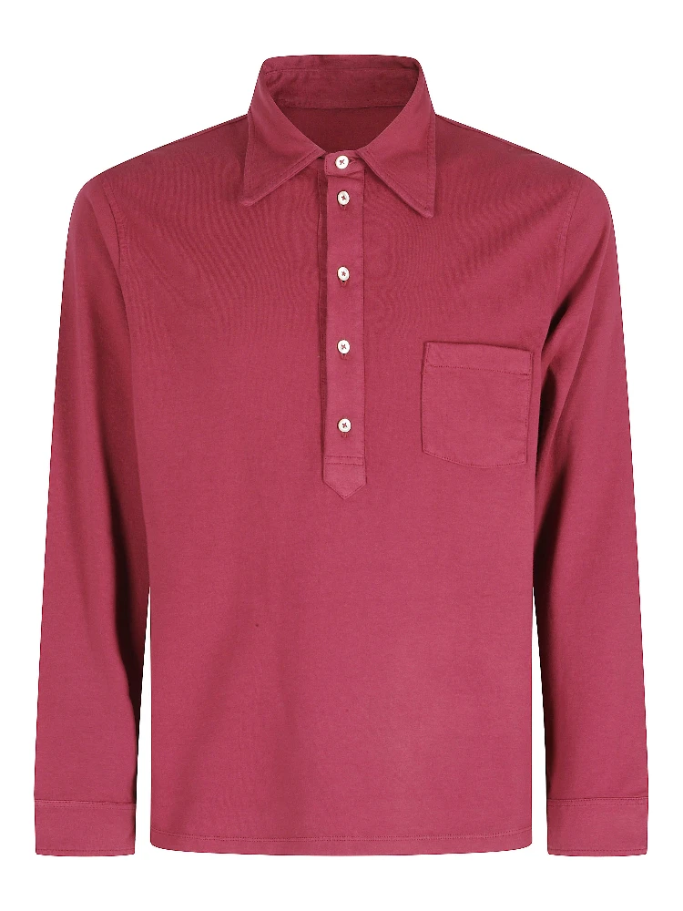 LONG SLEEVE POLO COTONE