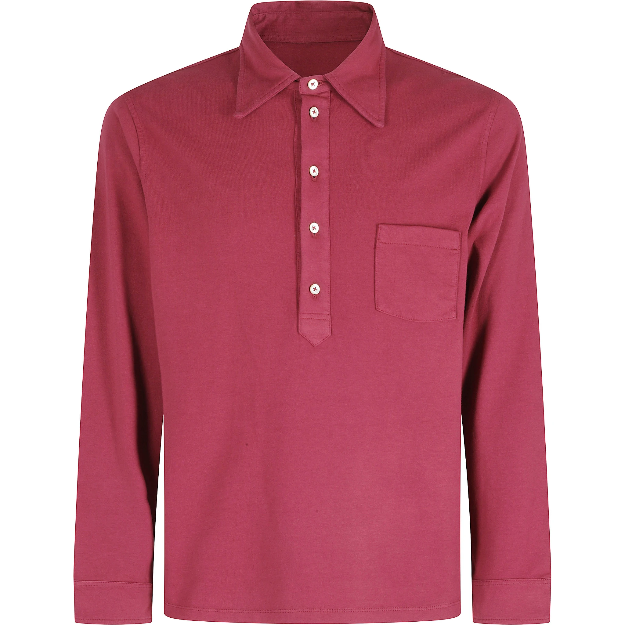 LONG SLEEVE POLO COTONE